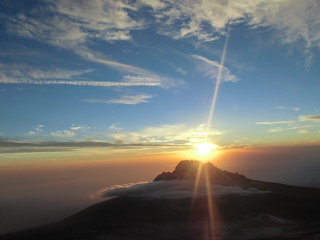 cielo en el horizonte